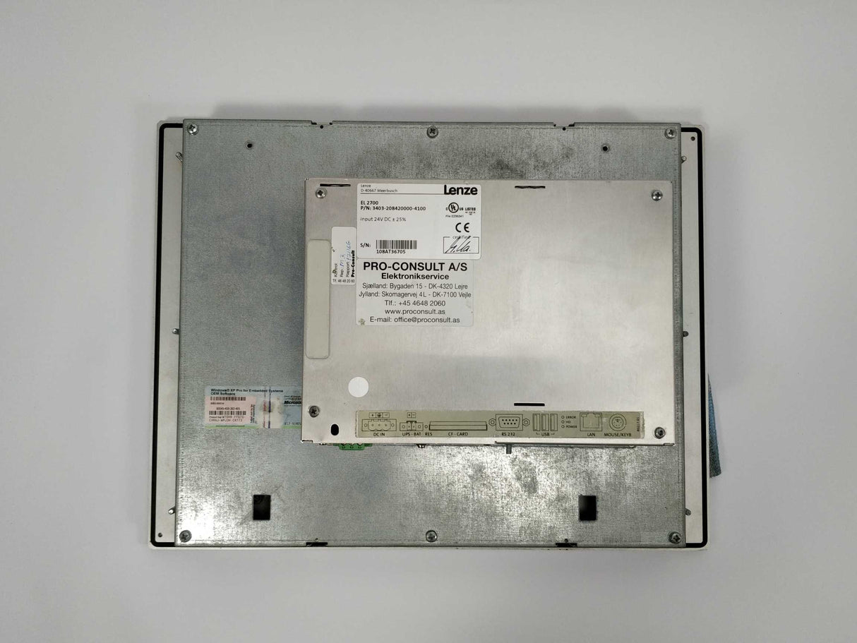 LENZE 3403-208420000-4100 EL 2700 SVGA touchscreen 24VDC