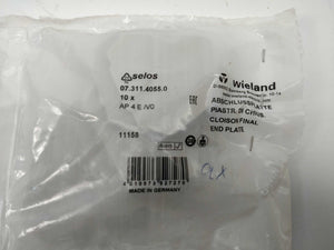 Wieland 07.311.4055.0 End plate AP 4 E/V0 9 Pcs.