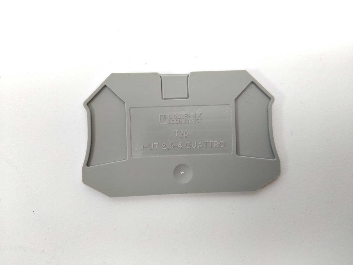 Phoenix Contact 3047170 Endplate - D-UT 2,5/4-QUATTRO   19 Pcs