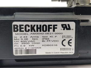 Beckhoff AM3042-0E21-0000 Servo Motor, really good condition