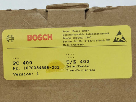 Bosch 1070054398-203 PC Board card module
