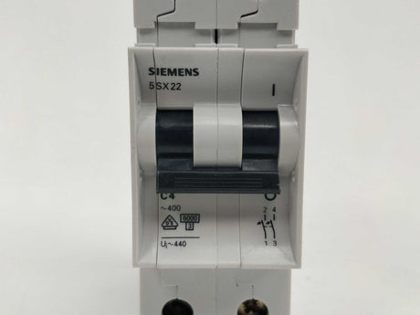 Siemens 5SX22 Circuit breaker C4 max 480VAC