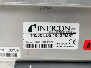 Leybold Inficon 14500 LDS 1000 *EL* & *MS* W/ 2x TR211 Vacuum gauges