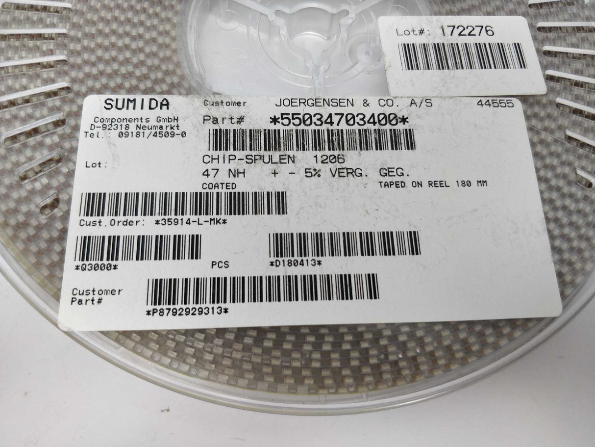 Sumida 55034703400 3000Pcs. Chip-Spule 47nH