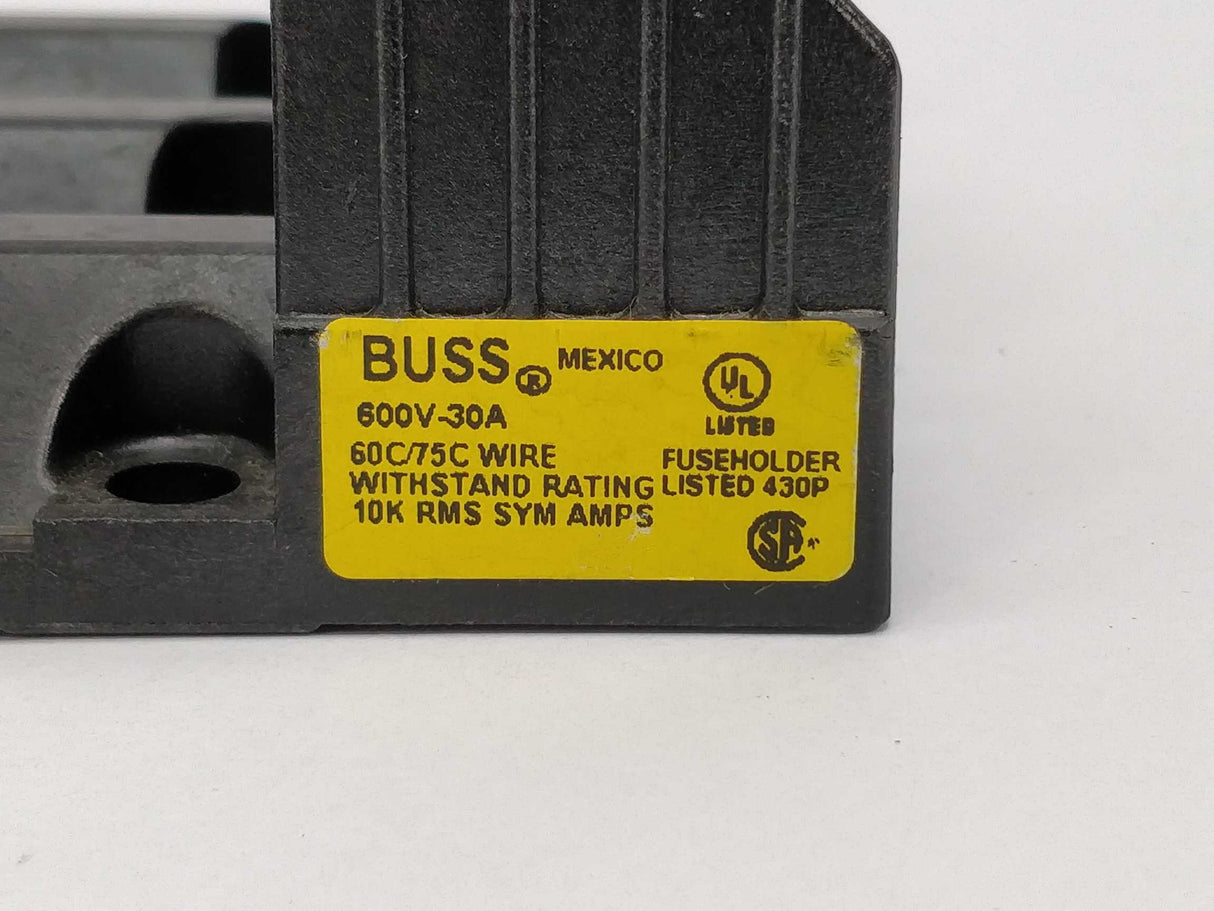 Bussmann H60030-3S Class H Fuseholders 600V 30A