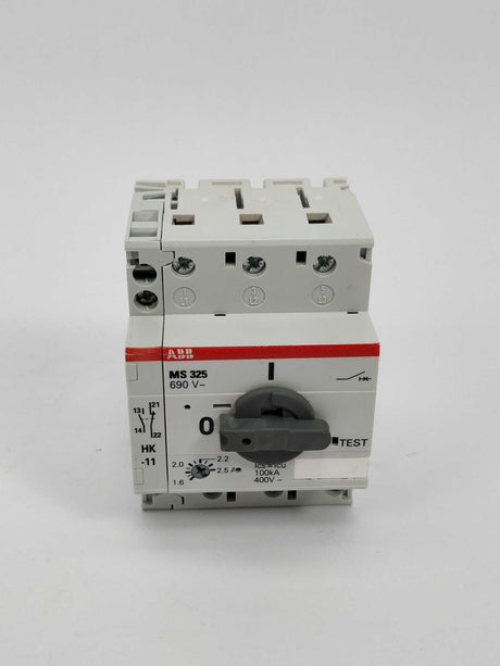 ABB MS325 690V motor starter 1,6-2,5A with HK-11