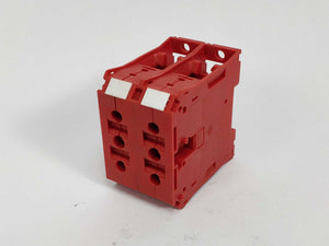 Connectwell CTS95/120N Feed Through Terminal Block red 2pcs