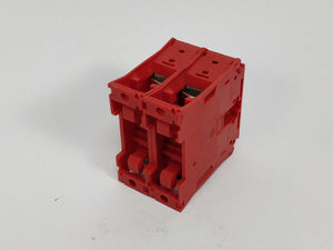 Connectwell CTS95/120N Feed Through Terminal Block red 2pcs