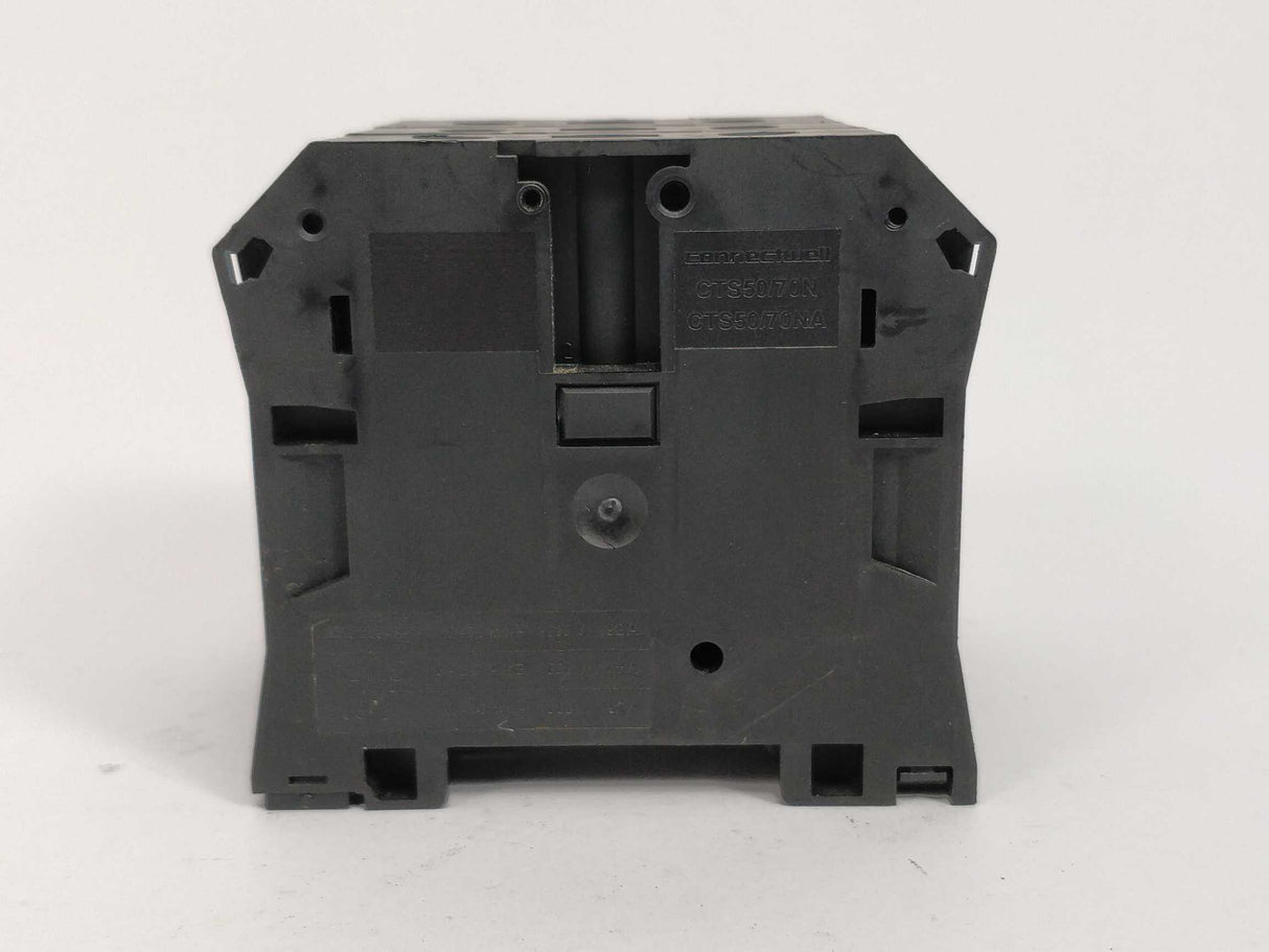 Connectwell CTS50/70N Feed Through Terminal Block black 3pcs