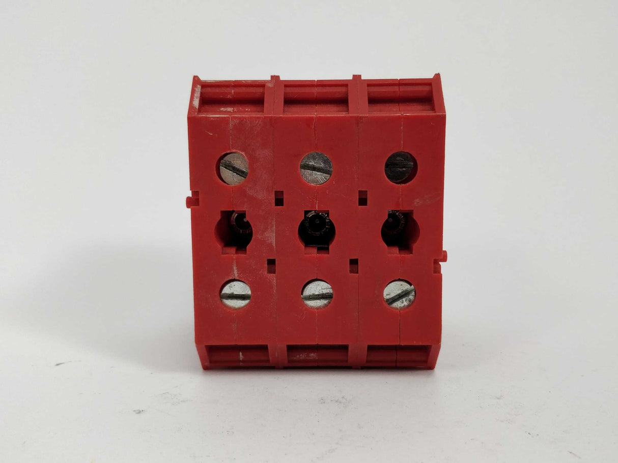 Connectwell CTS50/70N Feed Through Terminal Block red 3pcs