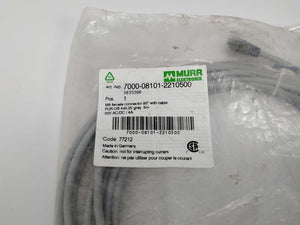 MURR Elektronik 7000-08101-2210500 M8 female conn. 90°+cable