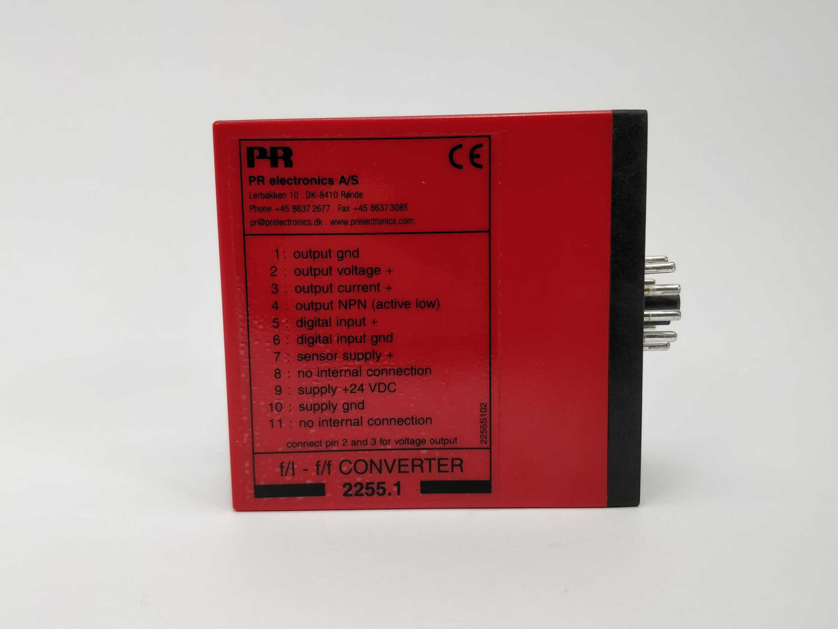 PR Electronics 2255B1 2255.1 f/I-f/f converter