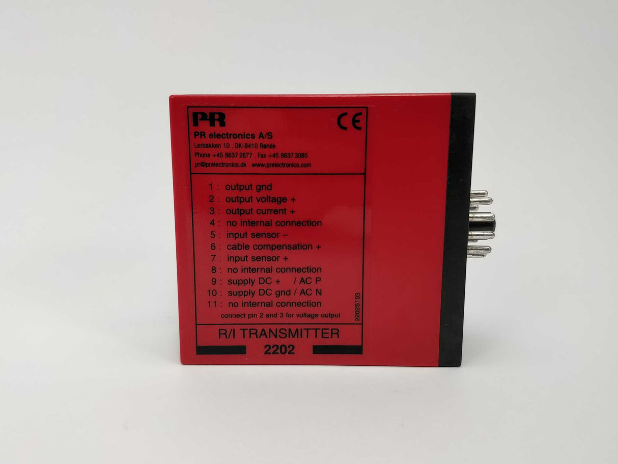 PR Electronics 2202L2D 2202 R/I transmitter