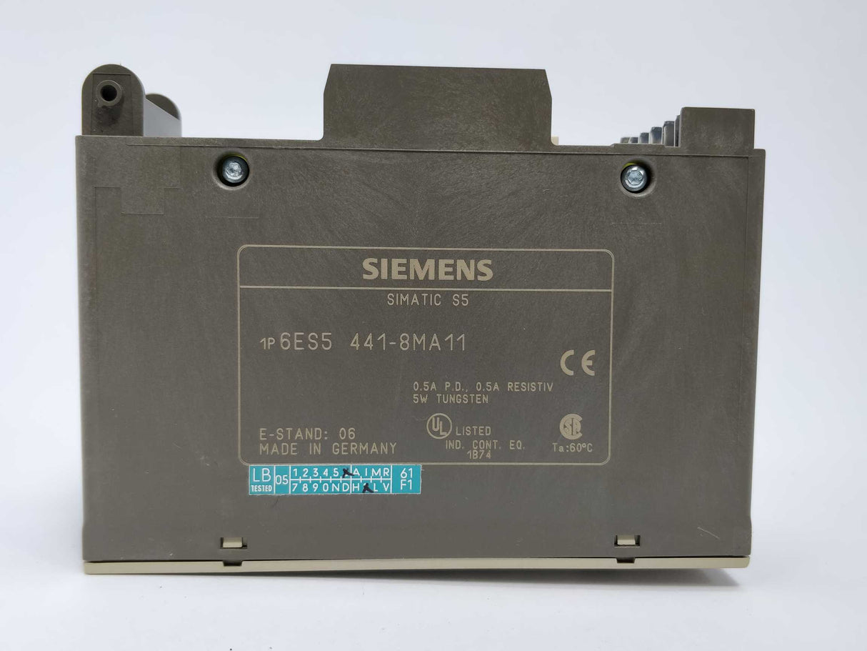 Siemens 6ES5441-8MA11 Simatic S5 digital output module ver.6