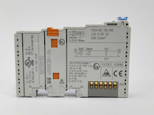 Wago 750-550 2-channel analog output; 0 ... 10 VDC