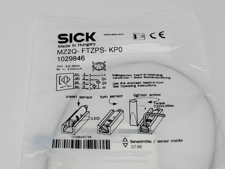 SICK 1029846 MZ2Q-FTZPS-KP0, New/unused