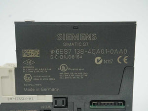 Siemens 6ES7 138-4CA01-0AA0 SIMATIC S7 ET 200S Electronic Power Module