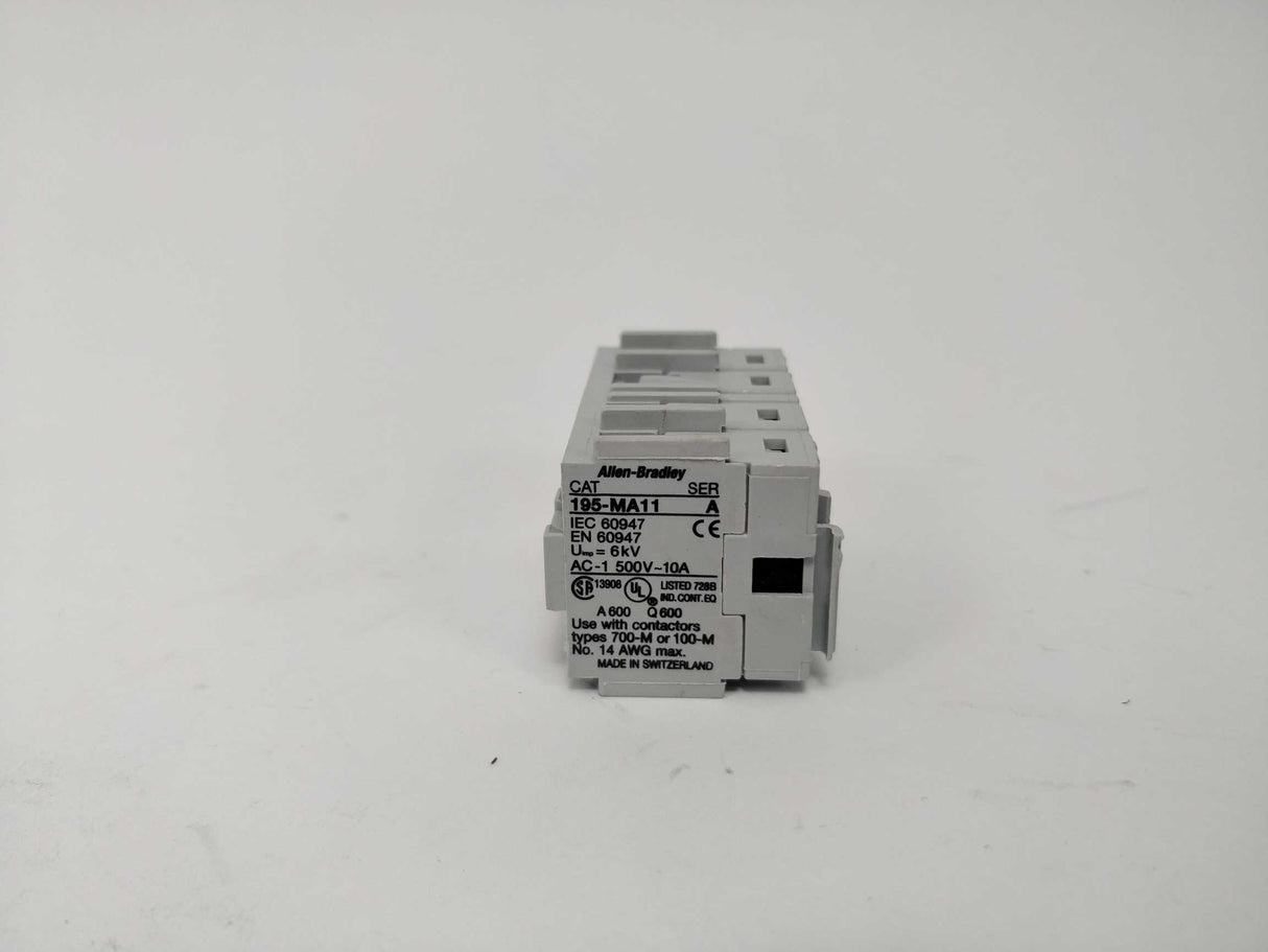 AB 195-MA11 Auxiliary contact Ser.A