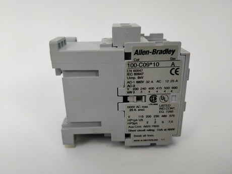 AB 100-C09*10 Aux. Contactor Ser. A 24 V 50/60 Hz