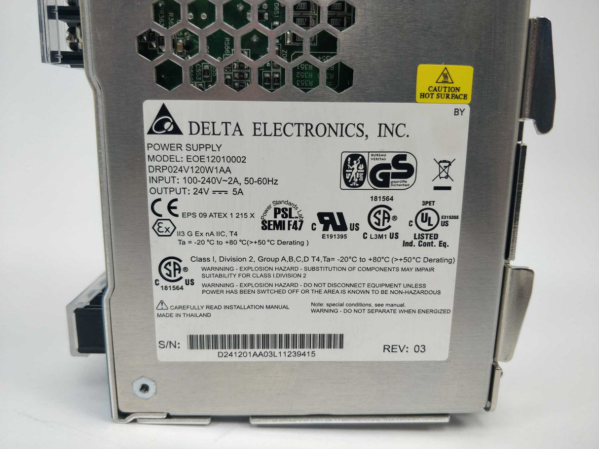 Delta Electronics EOE12010002 1-PHASE Power Supply REV:03