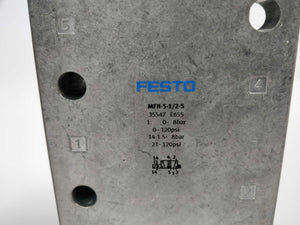 Festo 35547 MFH-5-1/2-S Air solenoid valve