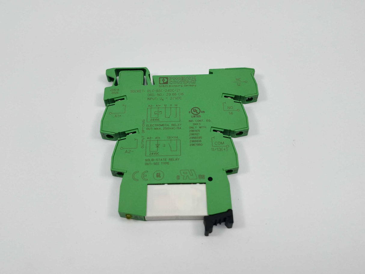 Schrack/Phoenix contact V23092-A1024-A201 Relay with 2966016 Socket