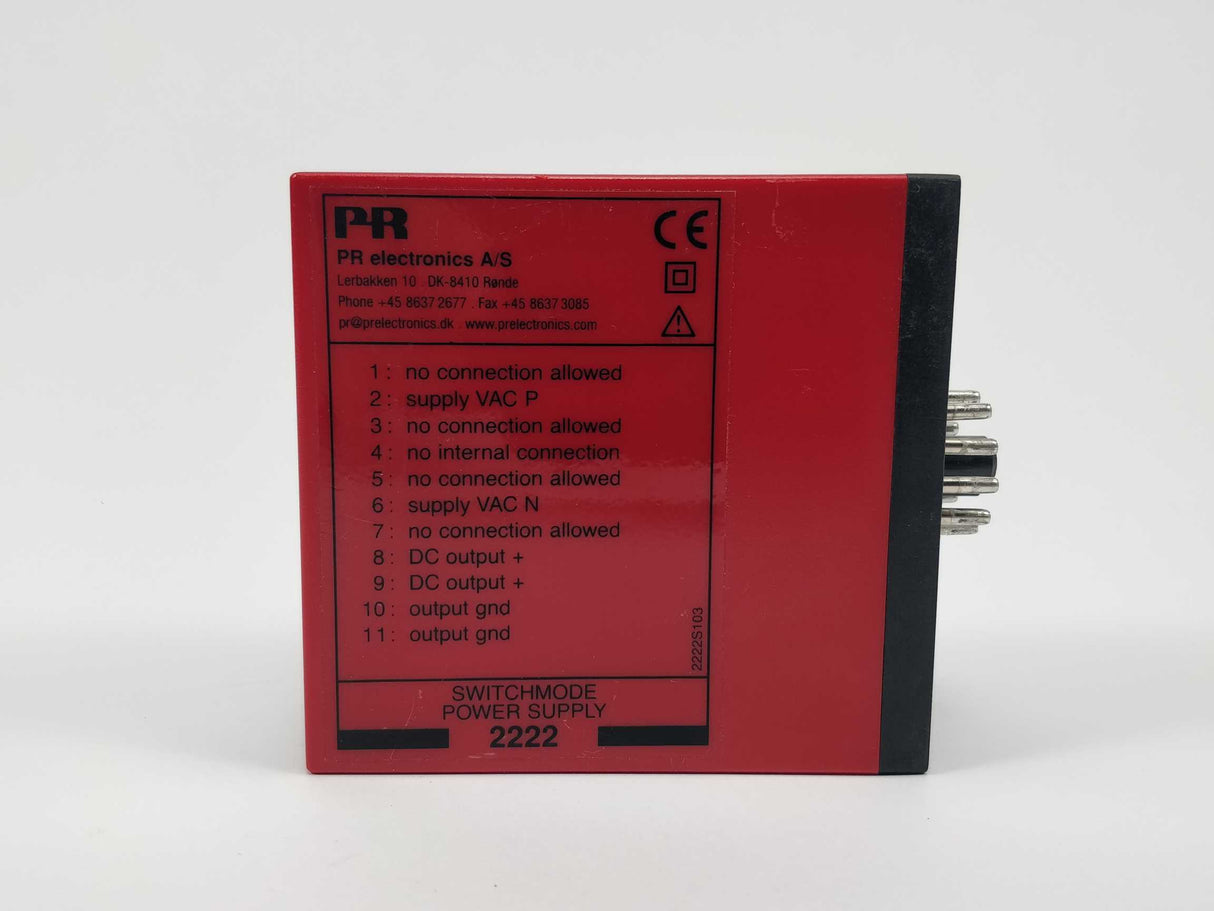 PR Electronics 2222B1 Switchmode Power Supply 2222