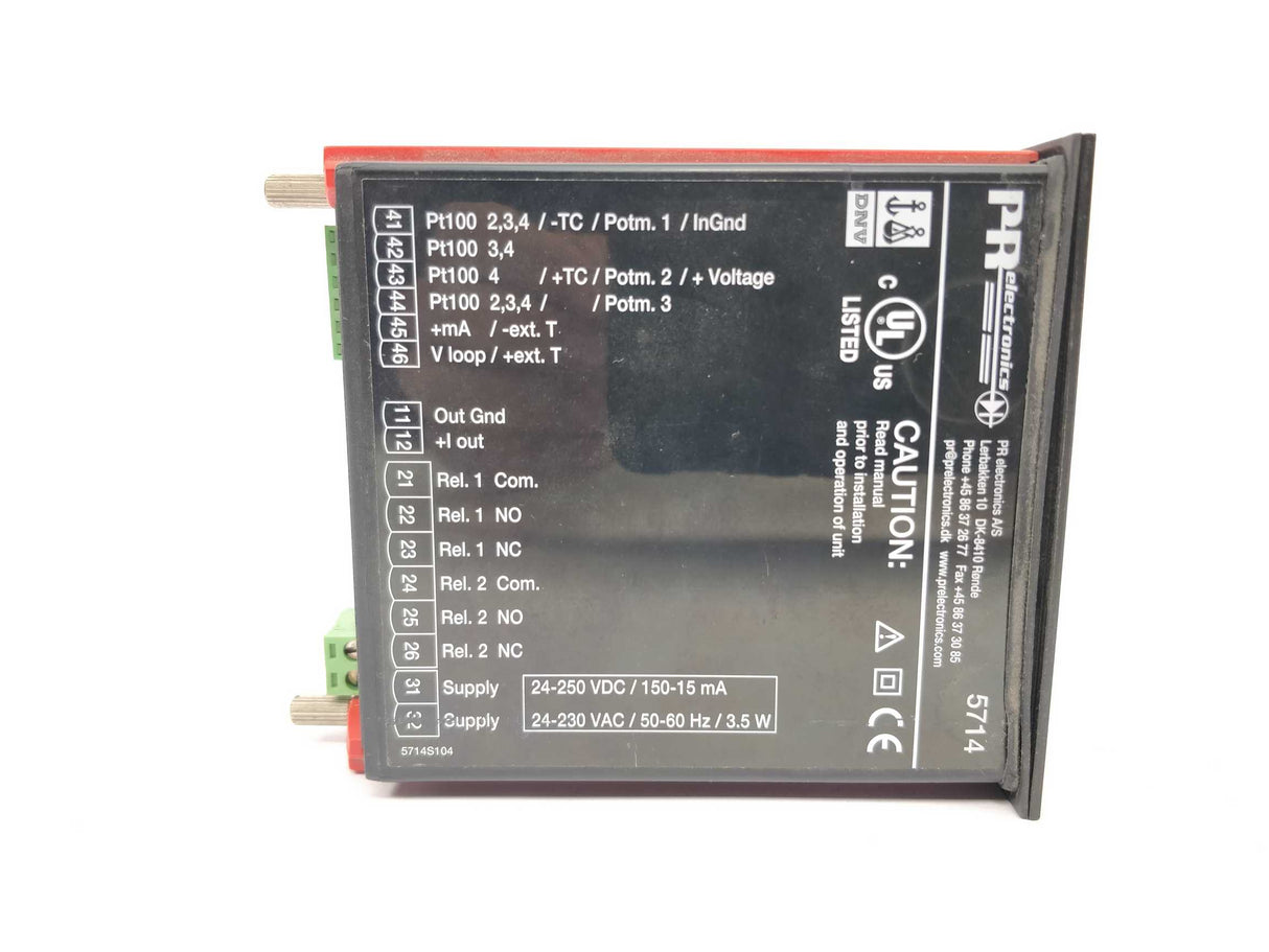 PR Electronics 5714A Programmable LED Indicator