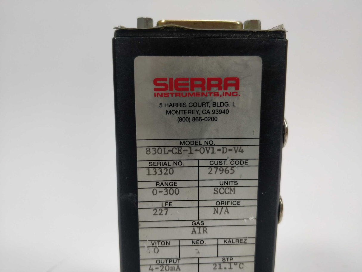 Sierra Instruments 830L-CE-1-OV1-D-V4