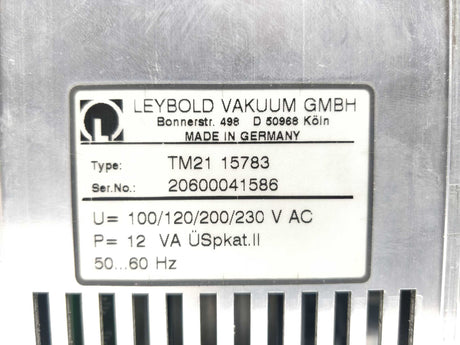 Leybold Vakuum TM2115783  Thermovac TM21