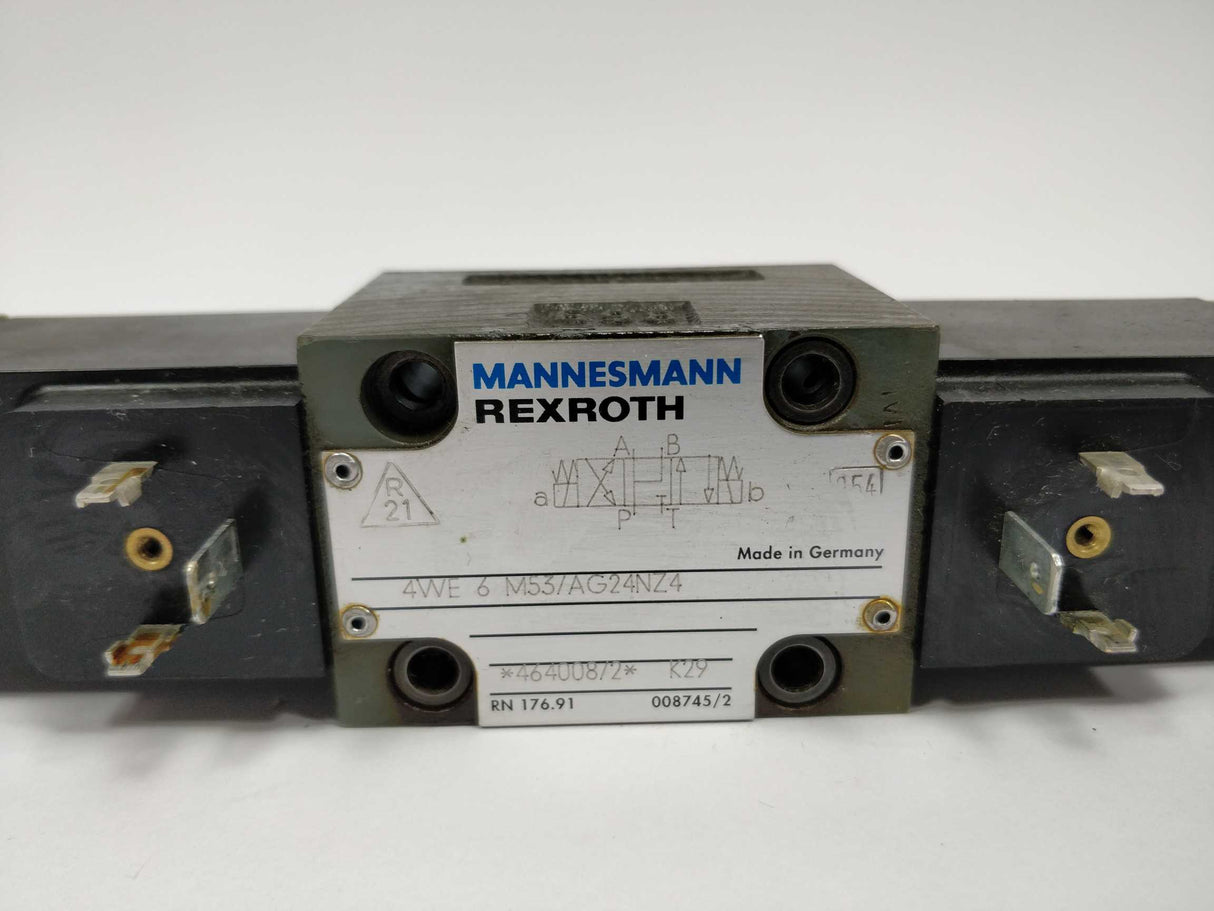 Rexroth 4WE6M53/AG24NZ4 Directional Control Valve