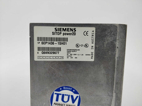 Siemens 6EP1436-1SH01 Basic line stabilized power supply E03