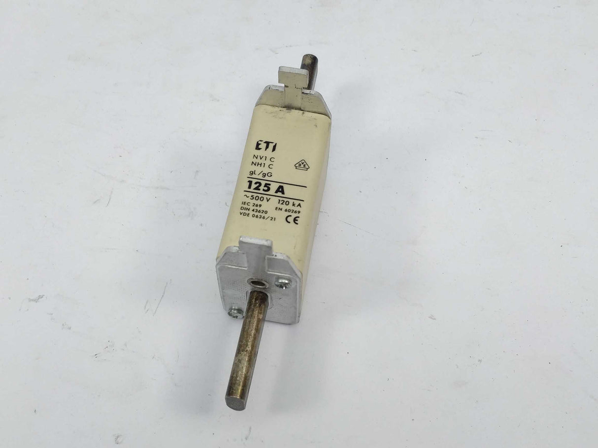 ETI  Fuse 125A 500V gL NH1 120kA