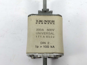 LK/Bussmann 171A6022 Fuse 200A 500V universal DIN 2 100kA