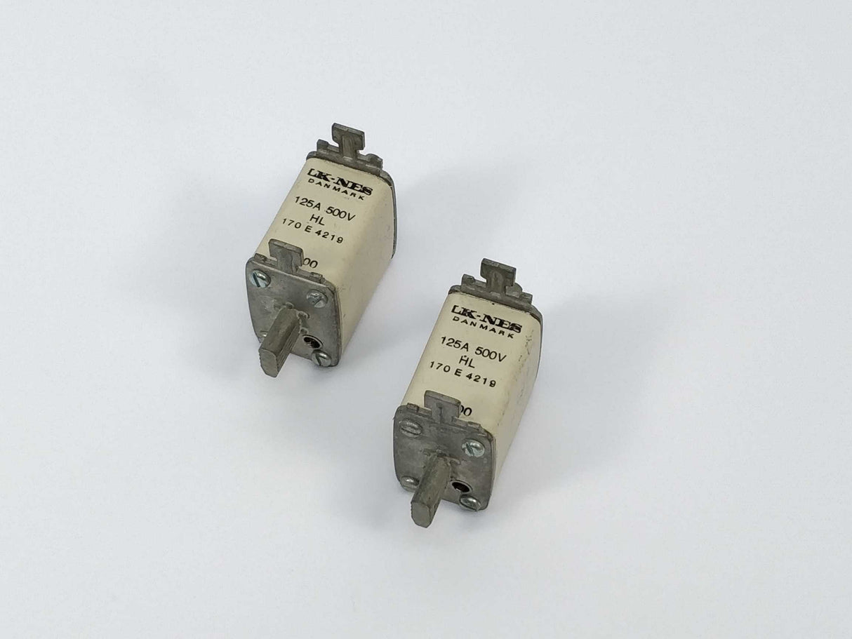 LK/Bussmann 170E4219 Fuse 125A 500V HL DIN 00 2 Pcs.