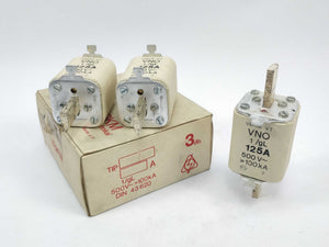 VBKM  Fuse 125A 500V gL NH1 100kA 3 Pcs.