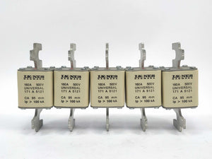 LK/Bussmann 171A5121 Fuse 160A 500V universal CA 95mm 100kA 5 Pcs.