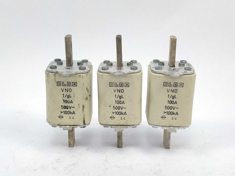 Elco  Fuse 100A 500V gL 100kA 3 Pcs.