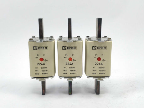 Efen 350350140 Fuse 224A 500V gL NH1 120kA 3Pcs.