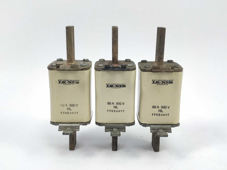 LK/Bussmann 170E4417 Fuse 80A 500V HL 3Pcs.