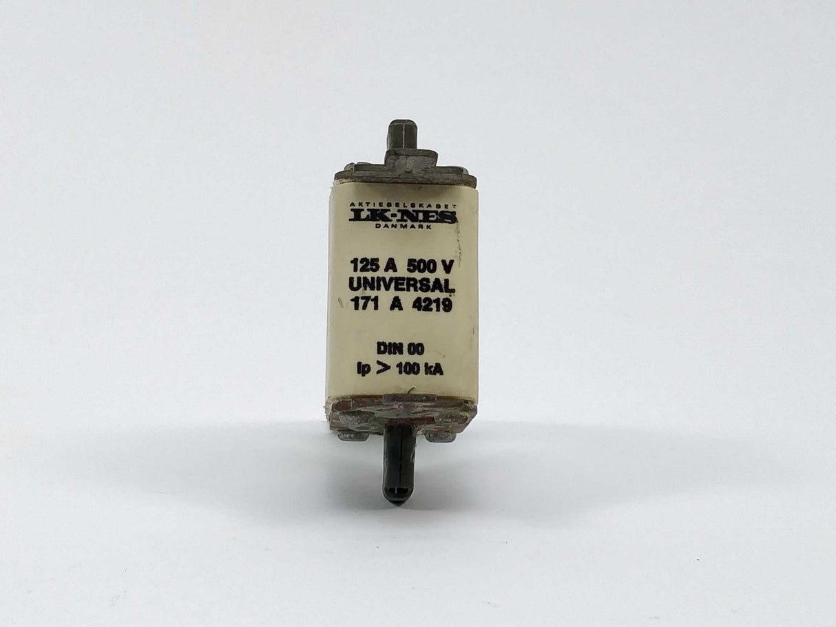 LK/Bussmann 171A4219 Fuse 125A 500V universal DIN 00