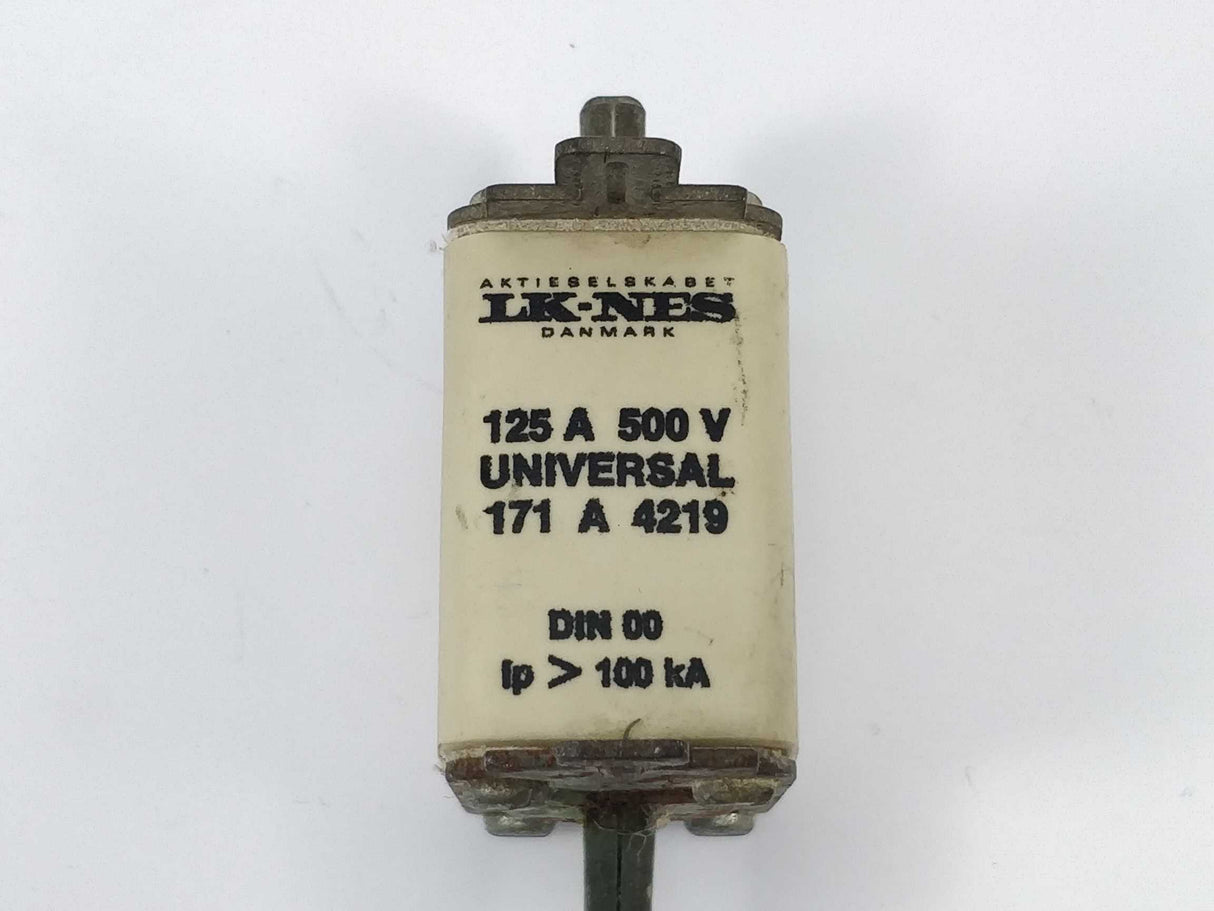 LK/Bussmann 171A4219 Fuse 125A 500V universal DIN 00