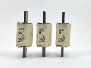 SIBA 2000313/82 Fuse 160A 500V gL NH1 120kA 3Pcs.