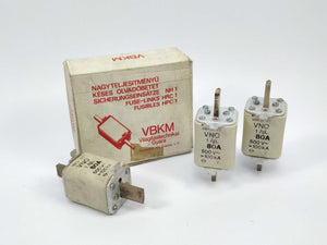 VBKM  Fuse 80A 500V gL NH1 100kA 3Pcs.