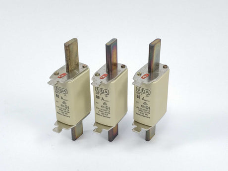 SIBA 2000313 Fuse 80A 500V gL NH1 120kA