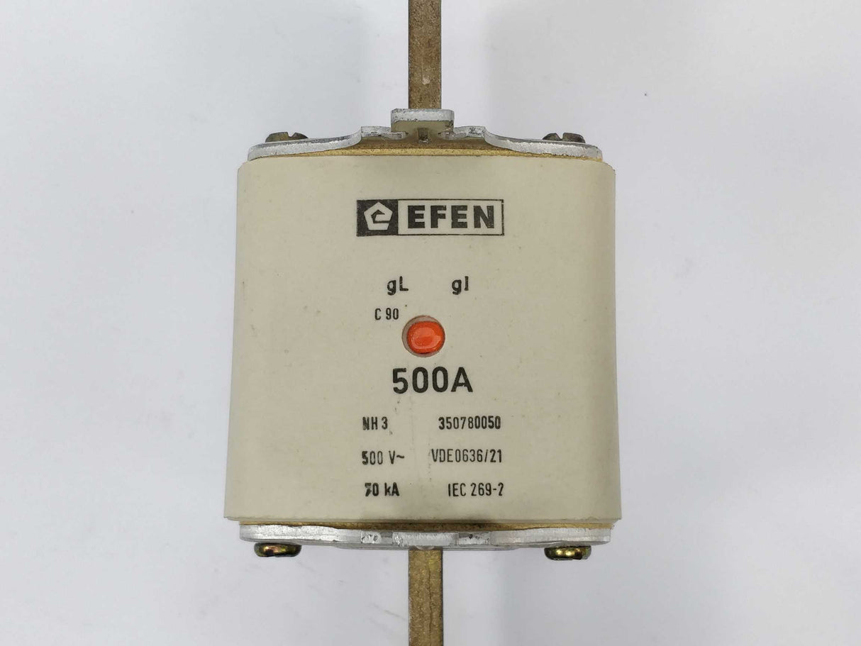 Efen 350780050 Fuse 500A 500V NH3 gL 70kA