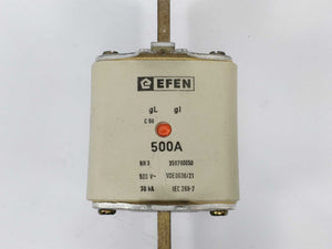 Efen 350780050 Fuse 500A 500V NH3 gL 70kA