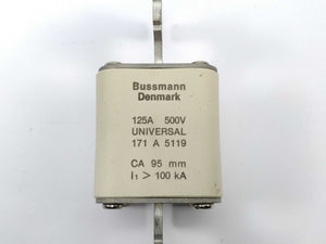 Bussmann 171A5119 Fuse 125A 500V universal CA 95mm