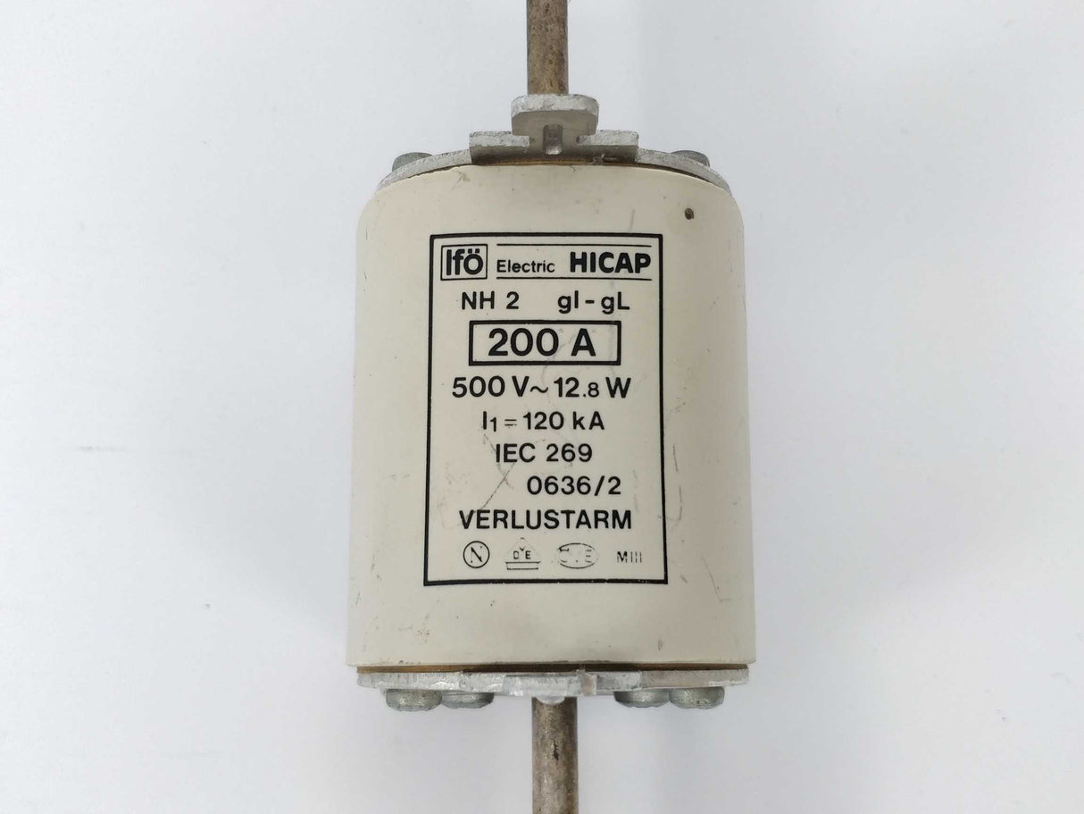 Ifö electric/Hicap  Fuse 200A 500V~12.8W NH2 gL