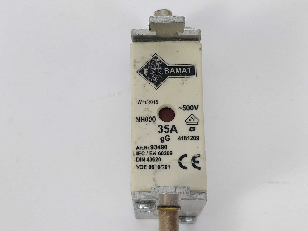 Ebamat 4181209 Fuse 35A 500V NH000 gG